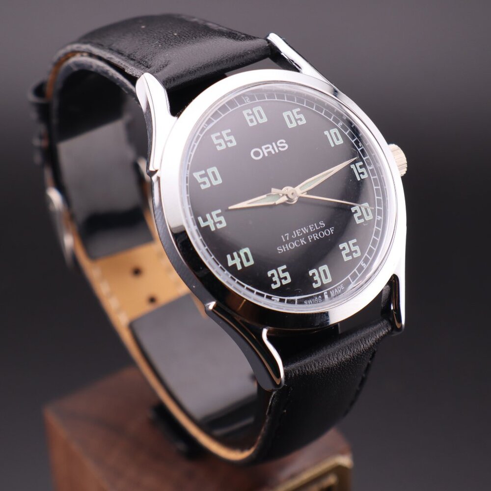 Oris Vintage Swiss 17 Jewels Hand-Wound Mechanical Men's Watch - FREE SHIPPING